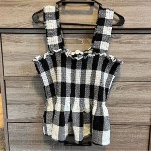 LOFT Gingham Tank